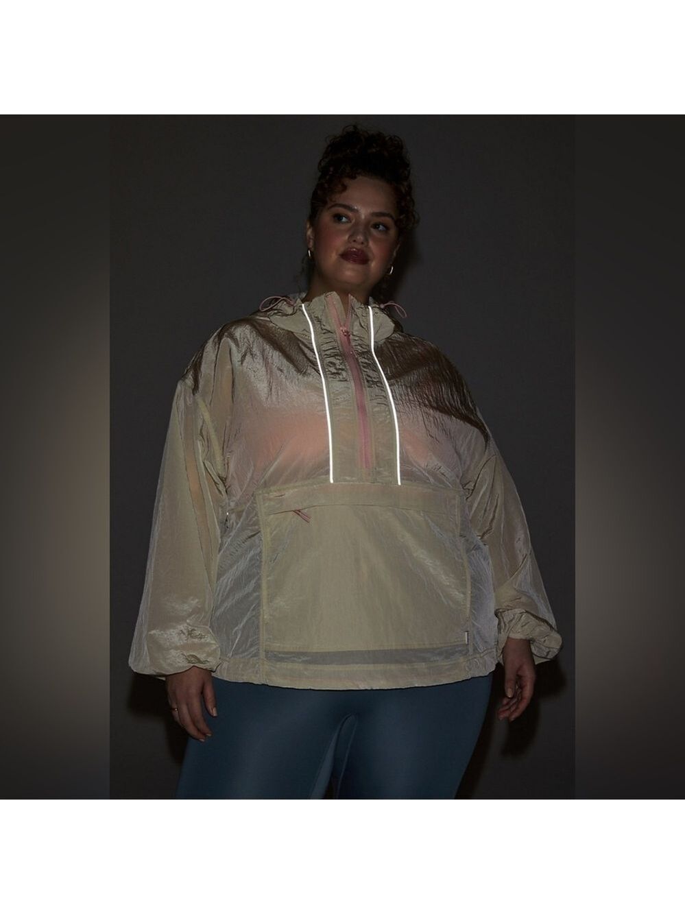 Nylon Shimmer Windbreaker - Picture 3 of 7